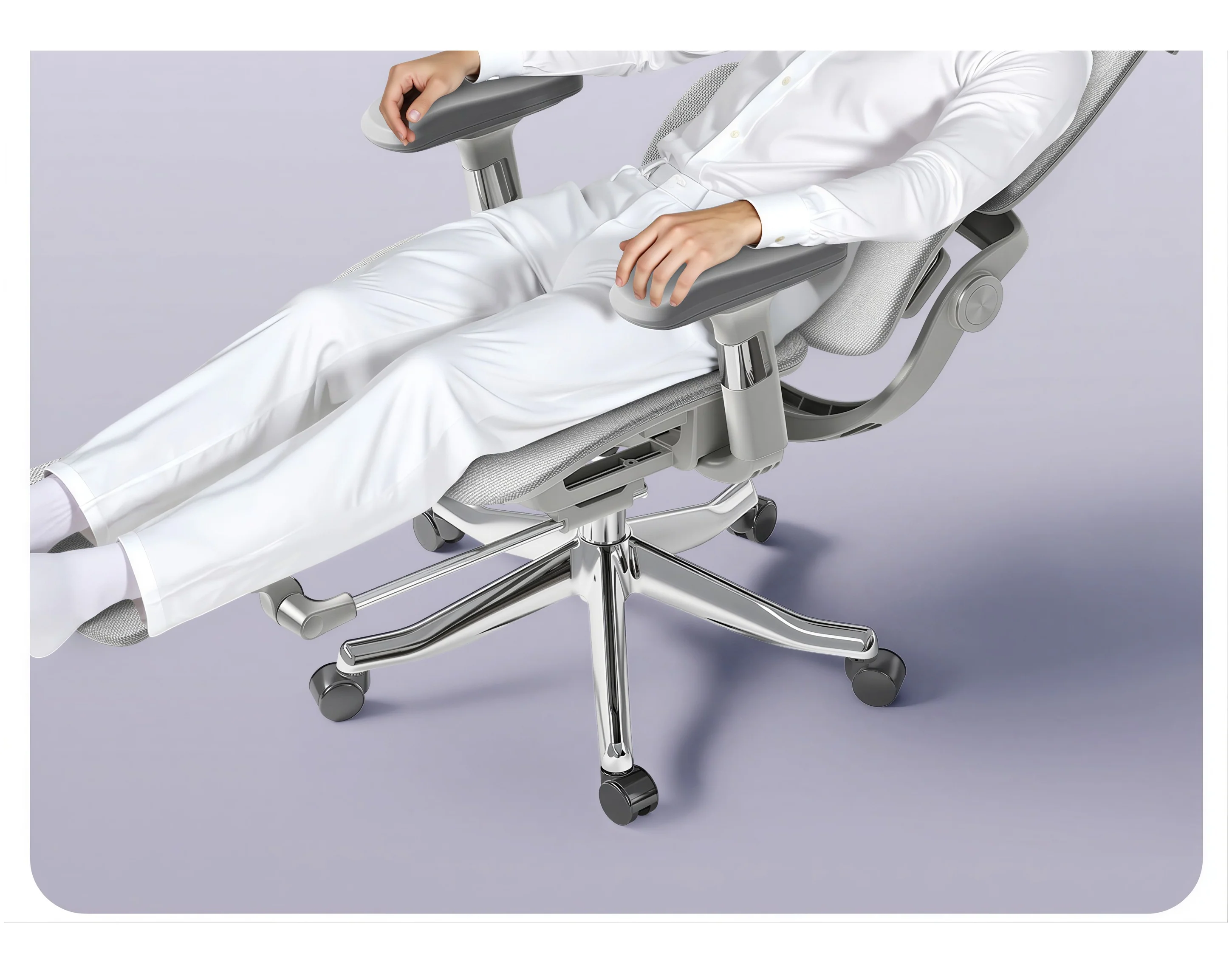 כסא מנהלים ארגונומי מתכוונן S830 מסדרת Ergonomic Elite מבית GAMERZ - Image 3